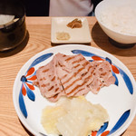 石挽蕎麦 小石川 - 牛たん定食