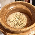 器楽亭 - しらすと実山椒の土鍋ごはん