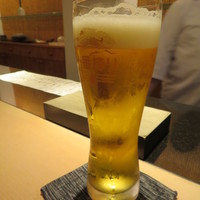 鮨 かわの - 生ビール