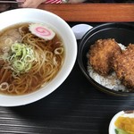 鹿の川食堂 - ソース丼セット