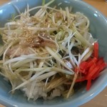 椿ラーメンショップ - ネギ丼  7/31まで、￥290→￥190