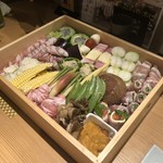 新宿御苑 天ぷら串 山本家 - 