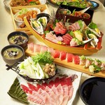 土風炉 夢町小路 - 料理写真:1907まぐろ尽くしコース