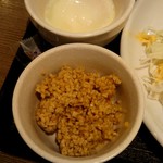 Hananomai - 定食限定の無料ひきわり納豆、温玉