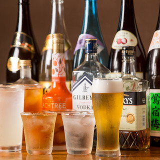 2時間飲み放題 生ビールも 女性が嬉しいカクテル 果実酒も豊富 スタンダード飲み放題メニュー 居酒屋 ざくろ 旧店名 食菜屋 石榴 尼崎 ｊｒ 居酒屋 食べログ