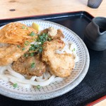 自家製特粉うどん そのさき - 肉天ぶっかけ 中