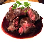 麺庵 小島流 - 牛ランプ肉の赤ワインソース