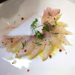 麺庵 小島流 - コチのカルパッチョ