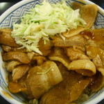 吉野家 - 焼味豚丼 十勝仕立て（並）：３８０円