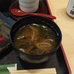 すし 旬鮮料理 しゃり膳 - 贅沢お刺身御膳の味噌汁