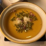 Shizuka hana ougi - ハモの冷製茶碗蒸し