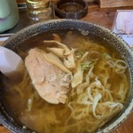 青竹手打ちらーめん 木挽亭 - ザ・佐野ラーメン あっさりダシ