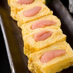 Tamagoyaki with mentaiko