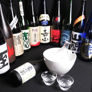 新潟の地酒30種以上常時ご用意♪季節のお酒や超限定酒もぜひ！