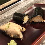 末廣鮨 - 塩穴子と穴子巻き