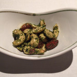 中国飯店 - ピーナッツとカシューナッツの青海苔和え