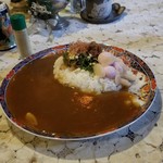 平日昼だけ - 和出汁そぼろカレー＋岩下の新生姜とうずらの玉子