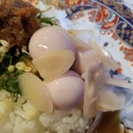 平日昼だけ - 和出汁そぼろカレー＋岩下の新生姜とうずらの玉子