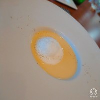 レストラン グリシーヌ・ヌフ - スープ。トウモロコシのスープ。さらりとして美味しく!(^^)!