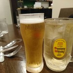 Momenti Felici - 瓶ビールとハイボール