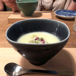 バイタルサイン - 胡瓜の冷たいスープ シードルのゼリー