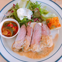 ダン ル シエル - 茶美豚肩ロース肉のソテー①