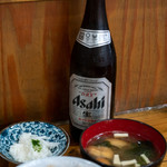 みなと食堂 - 2019.7 ビール（600円）アサヒスーパードライ中瓶