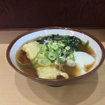 そばの神田 東一屋 - アサソバビンボー！  
      朝そば＋いか天ぷら！