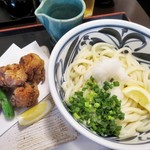 かおりひめ - 冷生醤油うどんとせんざんき