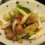 酒菜魚 しまだ - ひね鳥炒め　旨し！