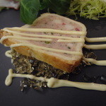 カジュアルフレンチ アミューズ - パテドヴォライユ（チキンのパテ）