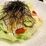 ステーキハウスハマ - 山芋サラダ