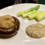 ステーキハウスハマ - しいたけソテー