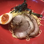 ラー麺ずんどう屋 - 冷し豚骨つけ麺 ちぢれ麺