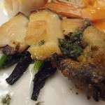 カジュアルフレンチ アミューズ - フレッシュ鮑のムニエル　バジルソース