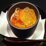 日本料理 晴山 - 柚子のムース とちおとめと蜂蜜ジュレ