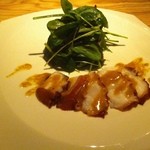 ワインと天婦羅 あら木 - 蛸のカルパッチョ（ハーフサイズ）