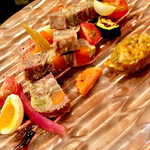 フランス惣菜と串カツ マルブラード - 牛ホホ肉とスネ肉のテリーヌ
