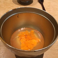 紀尾井町 三谷 - 余市の馬糞雲丹　昆布出汁餡