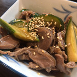 ポチの家 - 砂肝キューリ