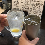 ポチの家 - 乾杯〜！