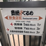 寿司処 やまざき - 駅から向かう途中の案内図。当店は、管理棟の入り口すぐにあります。あっという間に見つかってビックリしました（笑）。