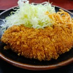 かつ廣 - ロースカツのUP。