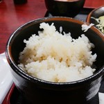 かつ廣 - 御飯。