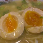 はまんど - トッピングの熟地醤油卵　１３０円