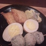 母や - 私が注文したおでん達