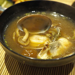 祇園 にし - はまぐりの味噌汁