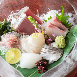 旬の鮮魚や季節野菜をたっぷり使った一品料理が一押し！