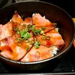 創作酒庵 彩蔵 - セット ミニローストビーフ丼