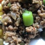 カフェアンドショップ ロータスランド - 2019/07/17
      今週のおまかせ 550円
      【夏野菜たっぷり！アジアンプレート】
      ・トマトライスと大豆ミートそぼろ
      ・目玉焼き
      ・大なすの厚切りステーキ
      ・ピリ辛ポテトフライ
      ・オニオンスープ